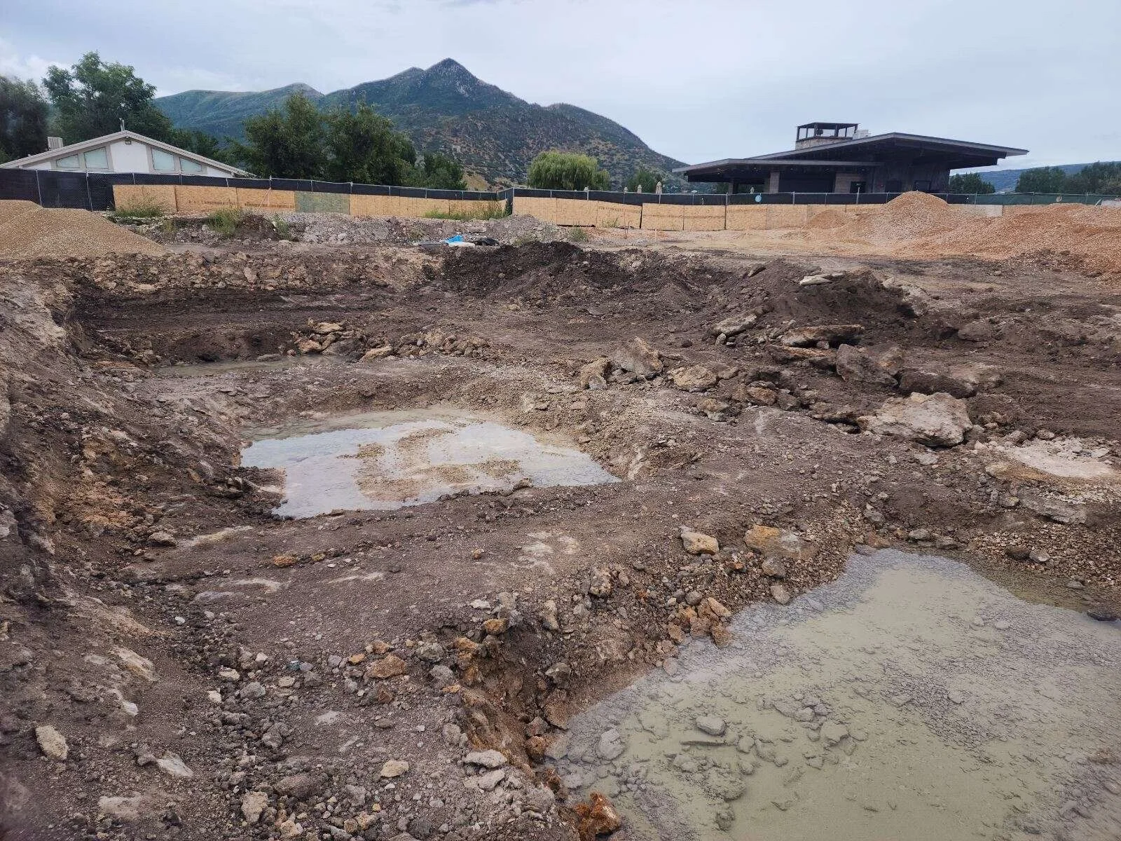 Excavation of the pool project at Homestead Resort Midway in Midway, Utah — image 5