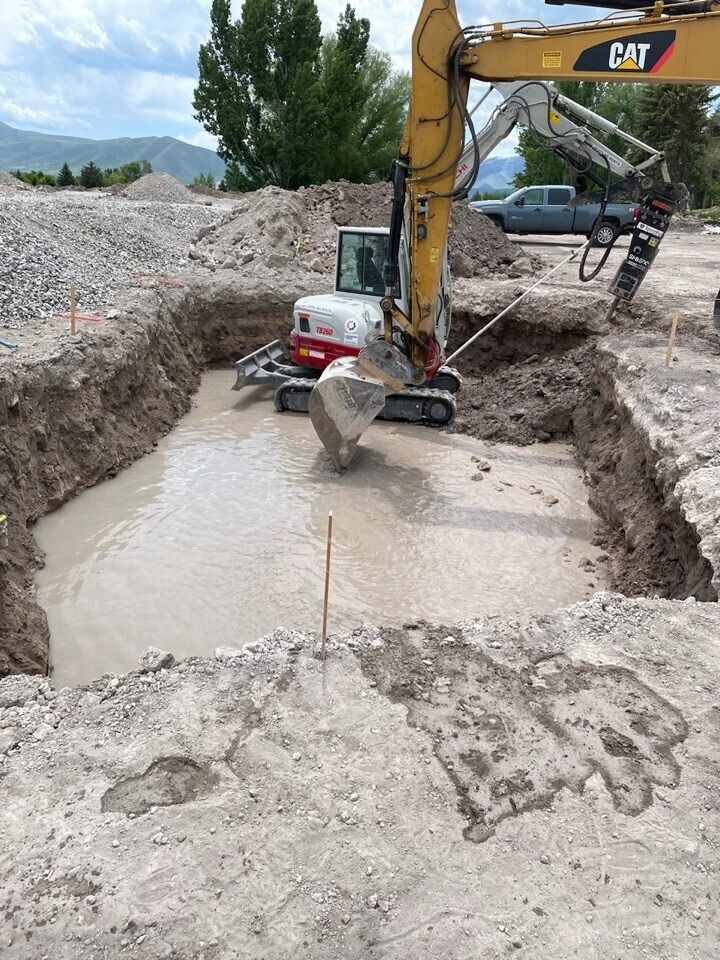 Excavation of the pool project at Homestead Resort Midway in Midway, Utah — image 4