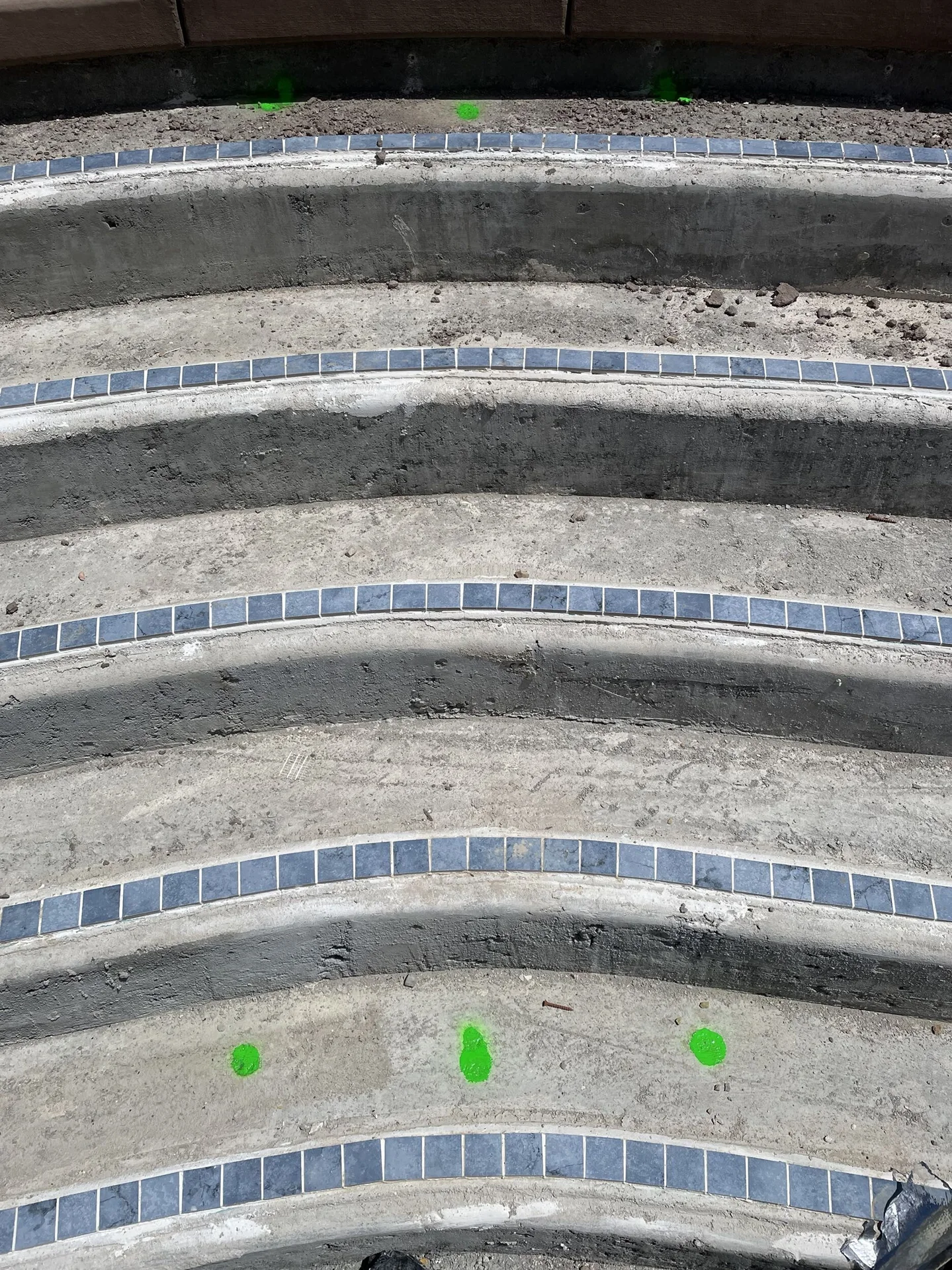 Masonry of the pool project at Homestead Resort Midway in Midway, Utah — image 2
