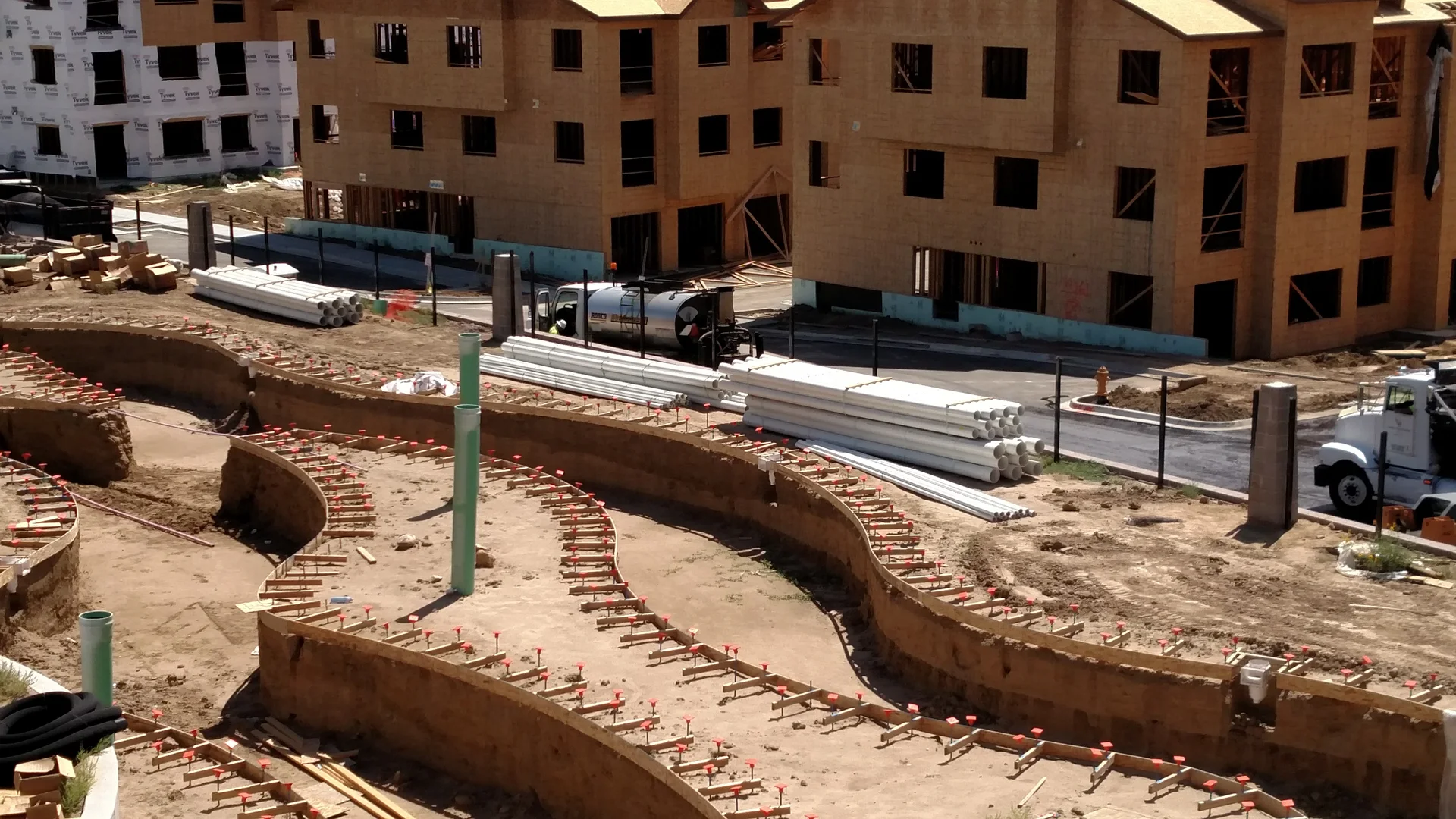 Excavation of the pool project at Broadstone Vantage Point in Parker, CO — image 1