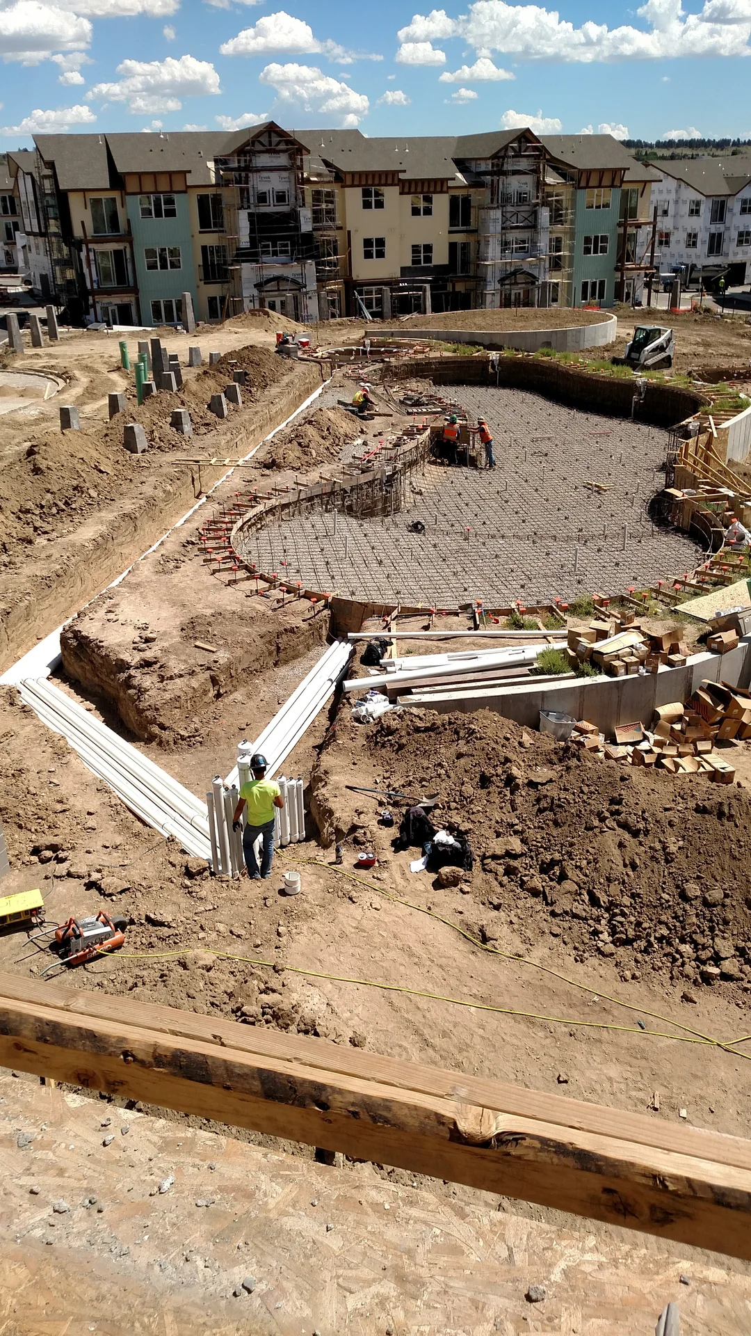 Plumbing & Steel of the pool project at Broadstone Vantage Point in Parker, CO — image 2