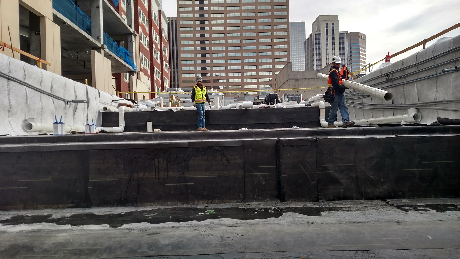Plumbing & Steel of the pool project at The Quincy in Denver, CO — image 1