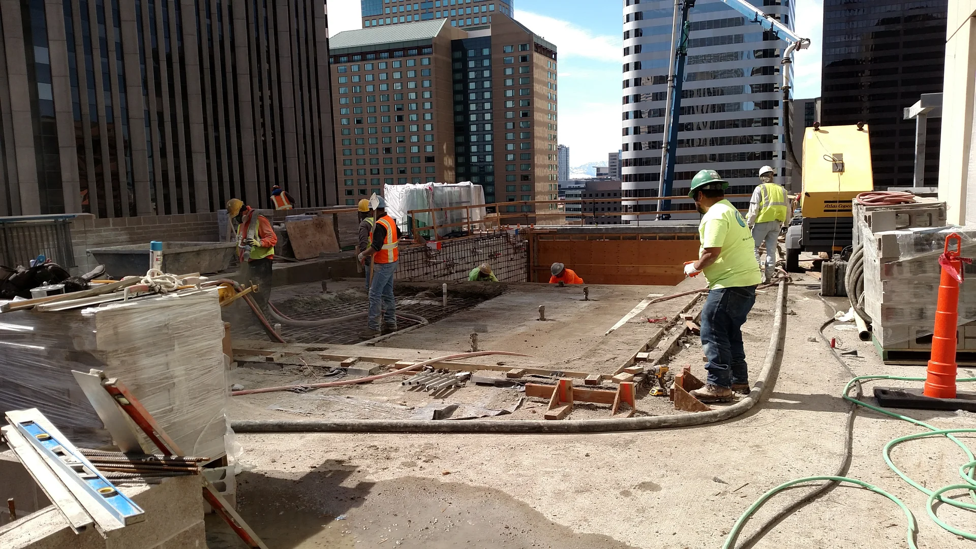 Shotcrete of the pool project at The Quincy in Denver, CO — image 2