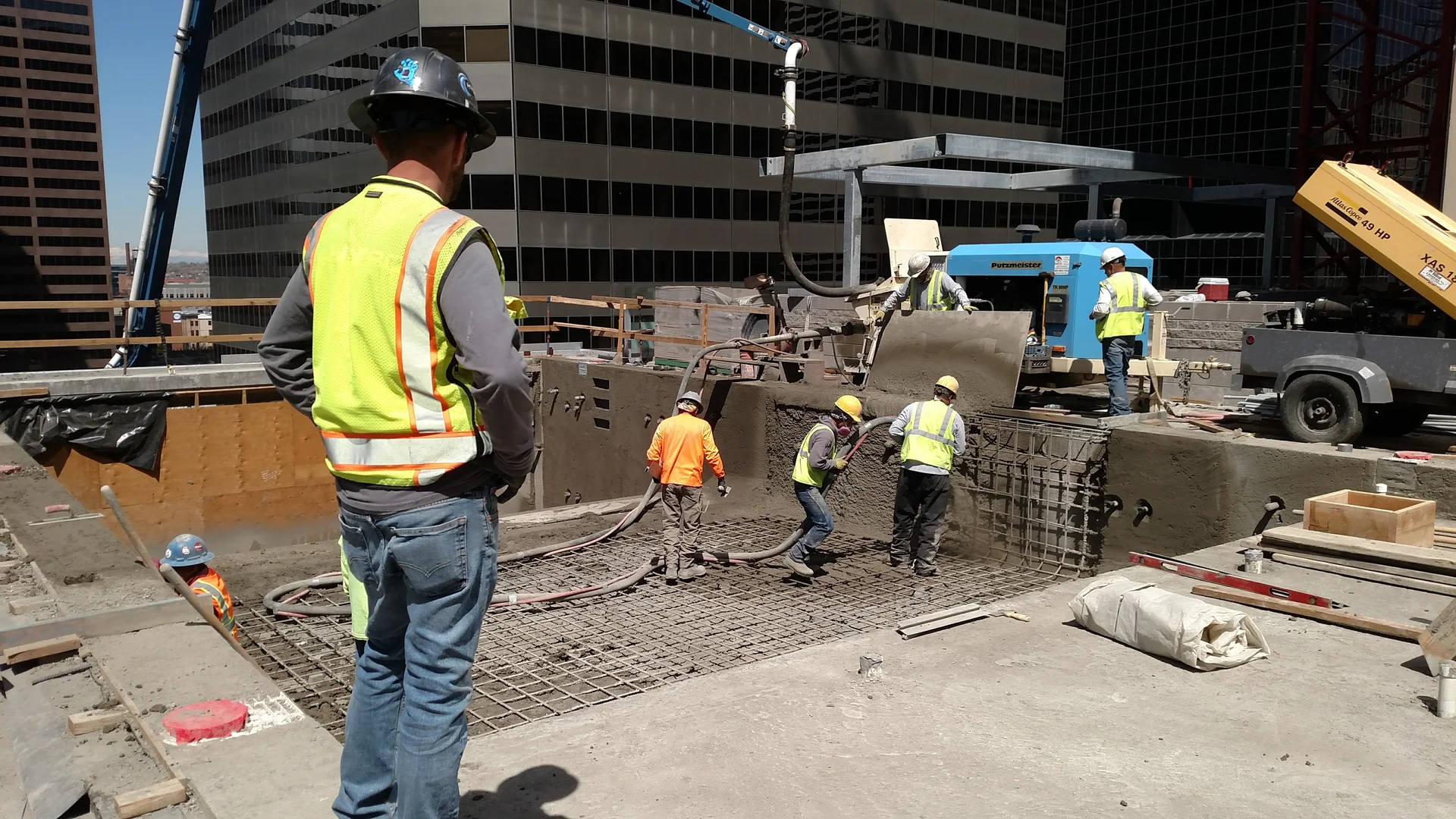 Shotcrete of the pool project at The Quincy in Denver, CO — image 3