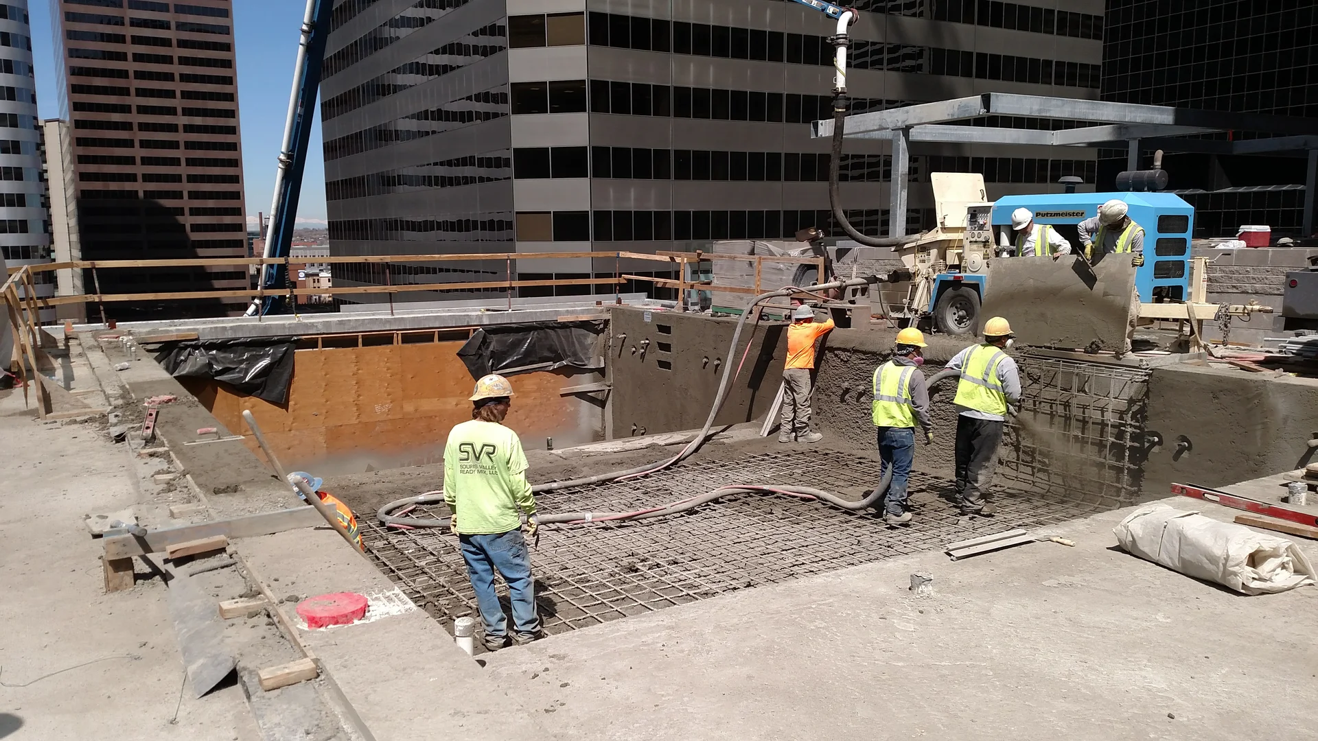 Shotcrete of the pool project at The Quincy in Denver, CO — image 4