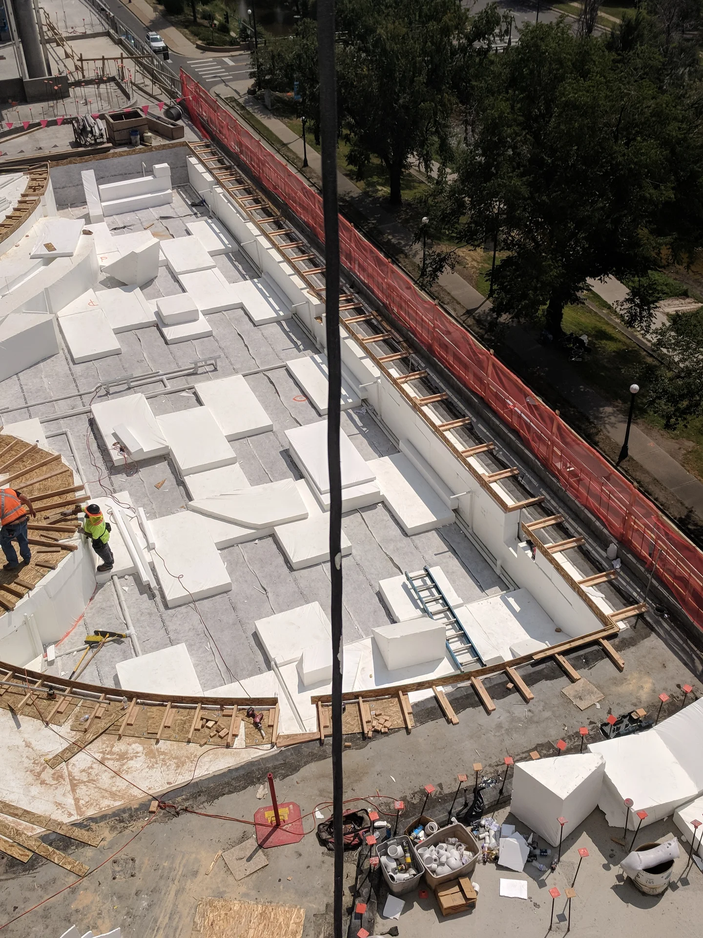 Excavation of the pool project at Parq On Speer in Denver, CO — image 3