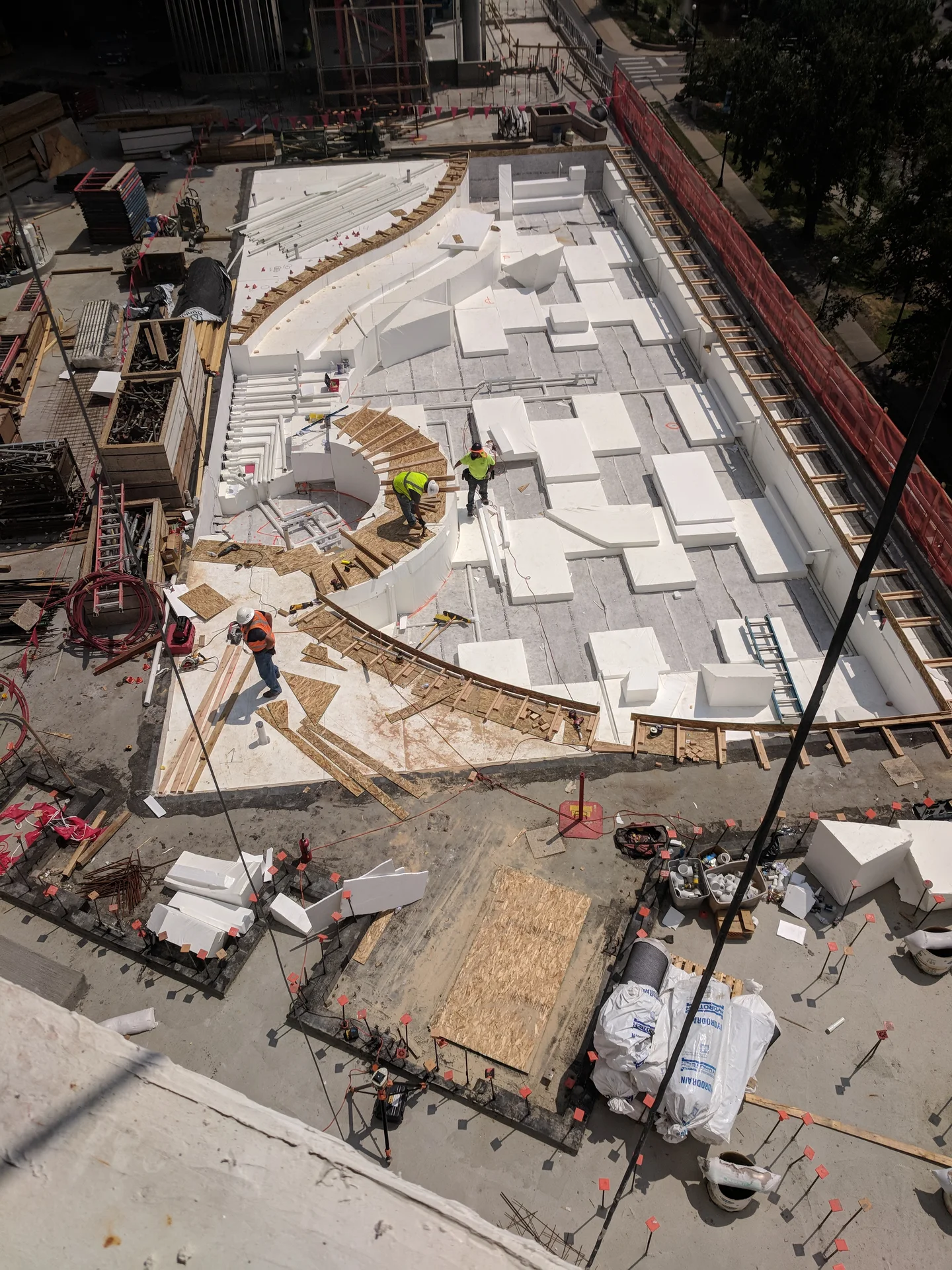 Excavation of the pool project at Parq On Speer in Denver, CO — image 2