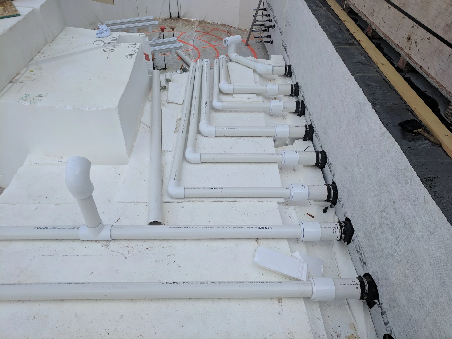 Plumbing & Steel of the pool project at Parq On Speer in Denver, CO — image 3