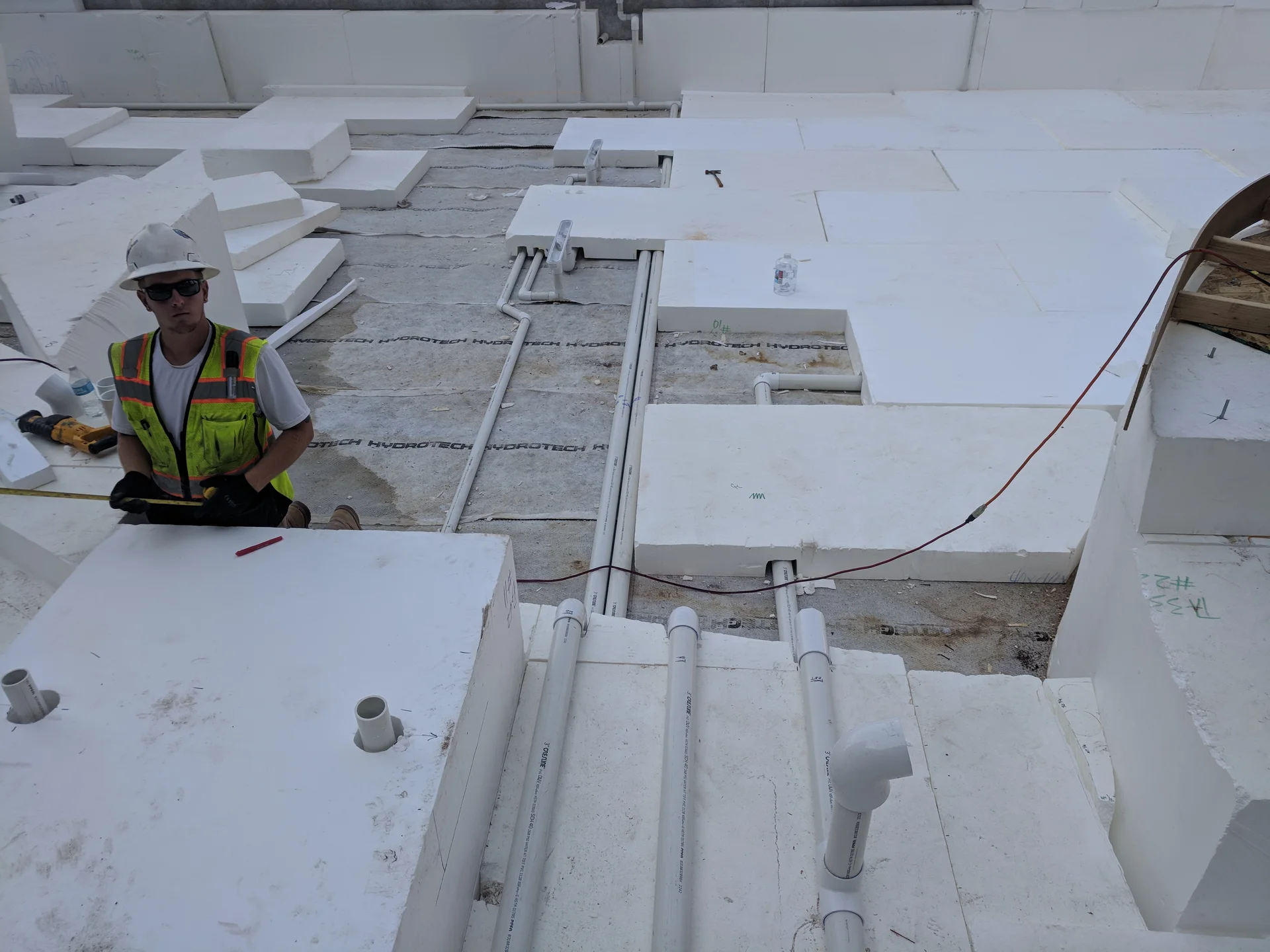 Plumbing & Steel of the pool project at Parq On Speer in Denver, CO — image 1