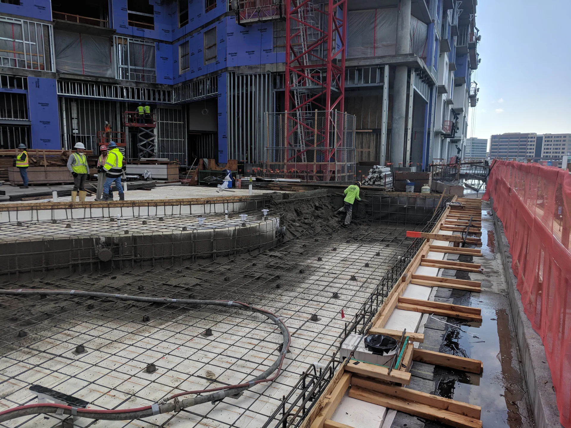 Shotcrete of the pool project at Parq On Speer in Denver, CO — image 5