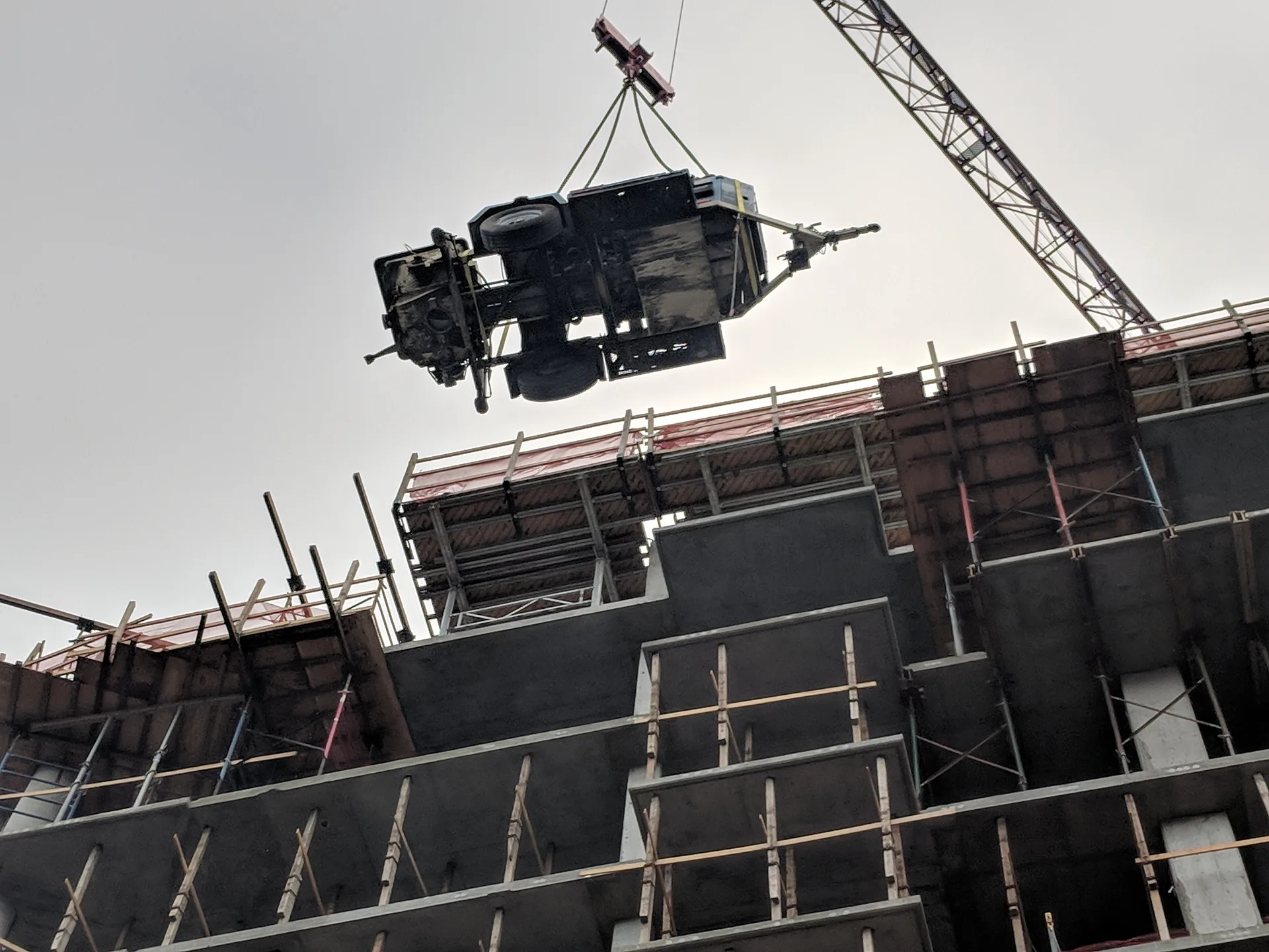 Shotcrete of the pool project at Parq On Speer in Denver, CO — image 1