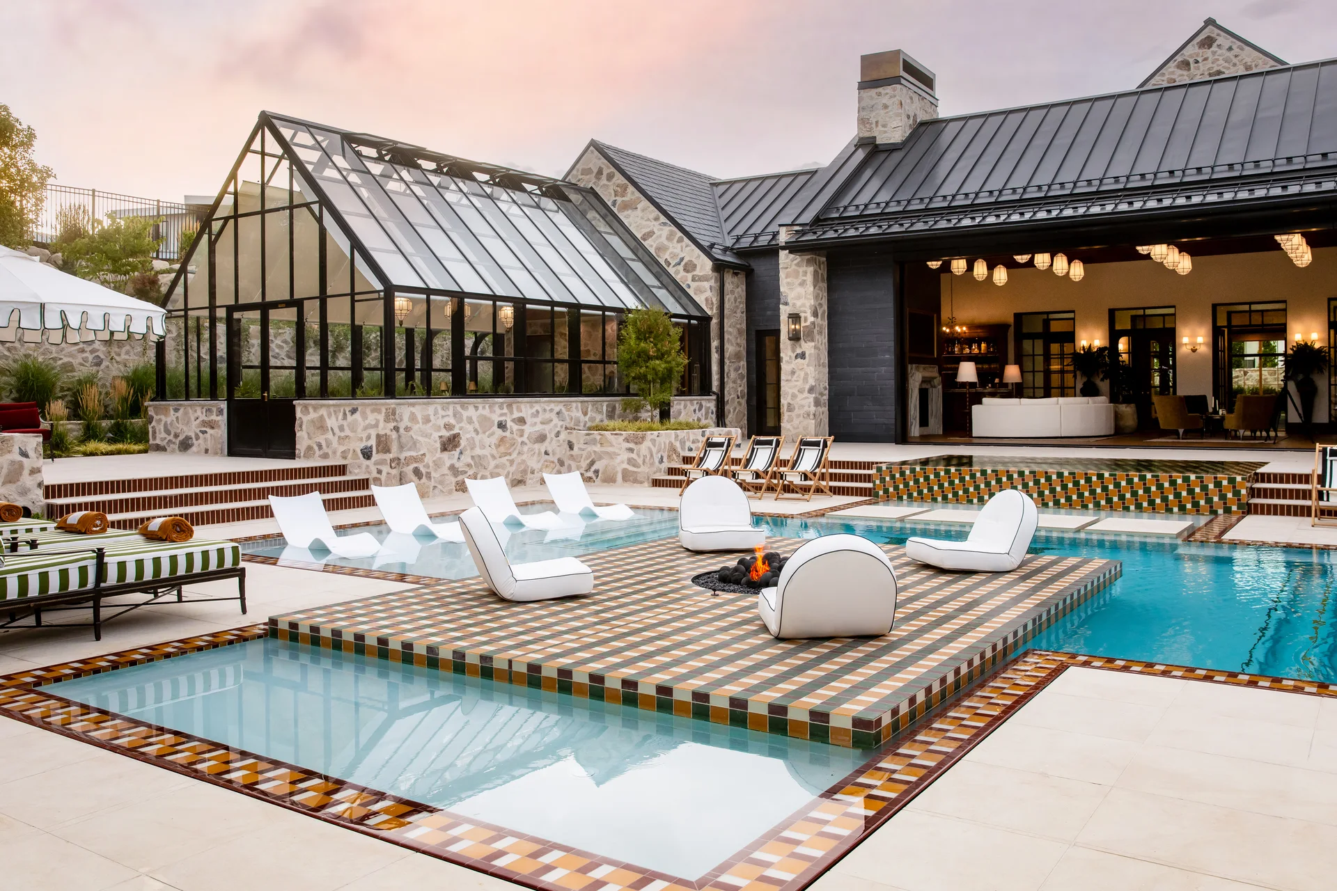 Final Photos of the pool project at Utah County Parade of Homes Best Outdoor Space Winner in Provo, UT — image 6