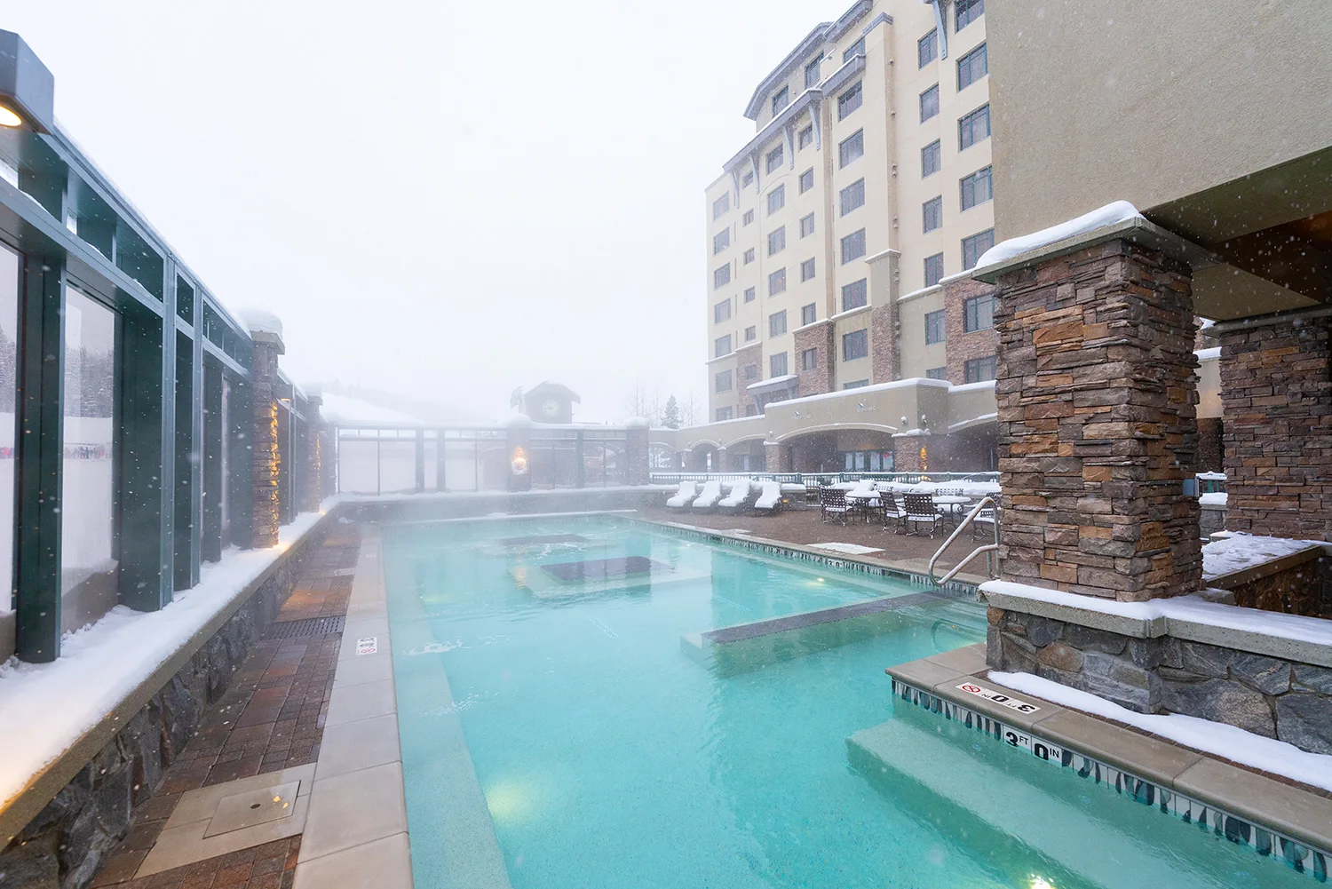 Final Photos of the pool project at Summit Hotel in Big Sky, MT — image 5