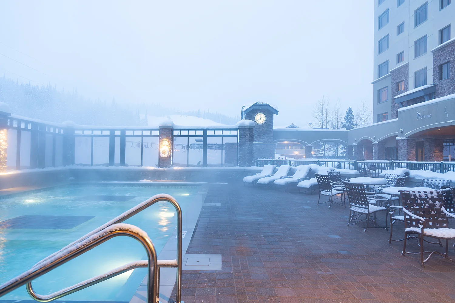 Final Photos of the pool project at Summit Hotel in Big Sky, MT — image 4