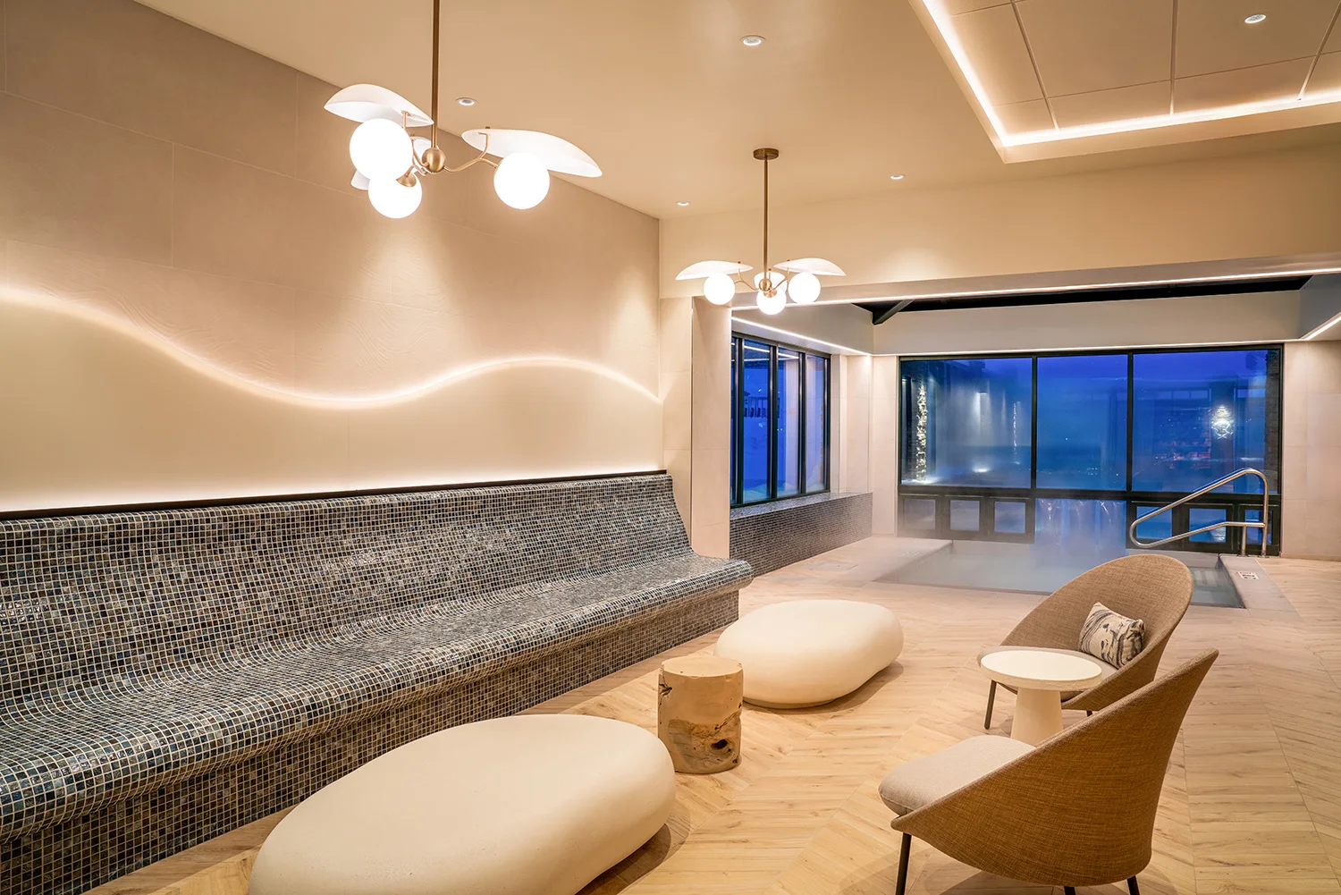 Final Photos of the pool project at Summit Hotel in Big Sky, MT — image 6